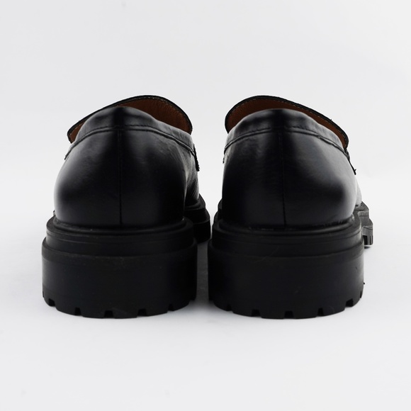 New MADEWELL The Bradley Lugsole Loafer in True Black Leather - Picture 8 of 9